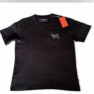 NWT $75 Psycho Bunny Classic Black Short Sleeve Tee